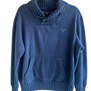 Y2K  vintage fit Men's Blue Sweater
